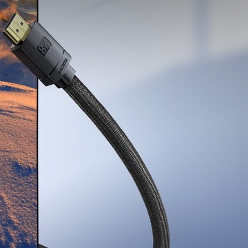 Кабель кабеля BASEUS HDMI 2.1 8K 60 Гц 4K 120 Гц ARC HDCP DOLBY 7.1 2M