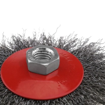 Дисковая щетка из стальной боковой проволоки M14 125 мм для угловой шлифовальной машины