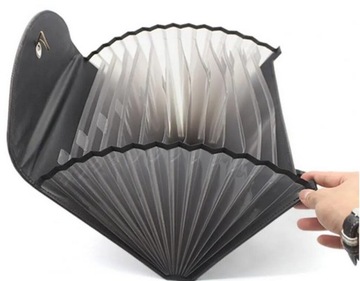 Элегантная папка для документов с 13 отделениями, вместительная папка.