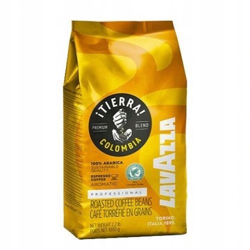 Kawa Ziarnista LAVAZZA TIERRA COLOMBIA 1KG