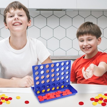GRA LOGICZNA LINE UP DUŻA POŁĄCZ 4 CONNECT 4 BINGO DLA CAŁEJ RODZINY DZIECI