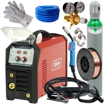 Spawarka Tecnomig 201 Synergia butla drut reduktor
