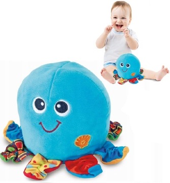 УЛЫБКИЙ ИНТЕРАКТИВНЫЙ ТАНЕЦ ОСЬМИНОГА И ВИБРАЦИЯ ХИП-ХОП 3 мес+ 0142