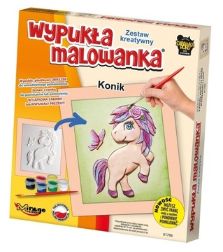 MIRAGE Wypukła malowanka Mały Konik 61706