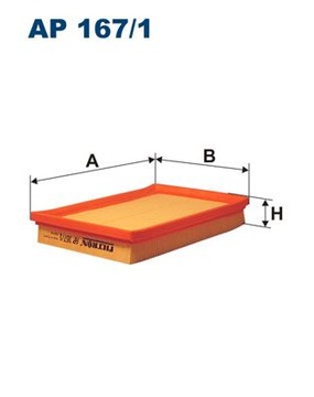 2× FILTRON FILTR VZDUCHU