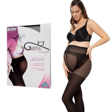 rajstopy ciążowe GATTA BODY PROTECT 100 den 2-S