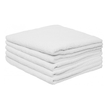 MIKROFIBRA 30x30 BIAŁA 320g SZMATKA ŚCIERKA 5szt