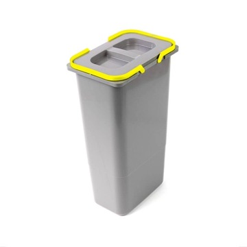 Контейнер для мусора 9л, с крышкой и ручками.