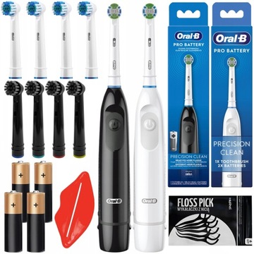 2x SZCZOTECZKA ELEKTRYCZNA DO ZĘBÓW ORAL-B ADVANCE PRO DWUPAK ZESTAW