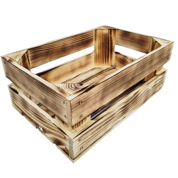 Деревянная коробка, декоративная корзина для декупажа, подарочная коробка