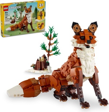 LEGO CREATOR 31154 Лесные животные: ЛИСА, Белка, Сова 3 в 1 + СУМКА LEGO