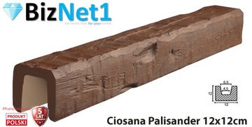 Belka Belki rustykalne dekoracyjna Ciosan 12x12 2M