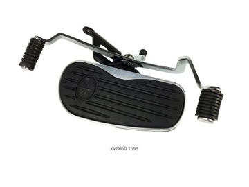 УСТАНОВКА ЛЕВАЯ ПЛАТФОРМА ПОДНОГКА РЫЧАГ ПЕРЕДАЧ YAMAHA XVS DRAG STAR 650