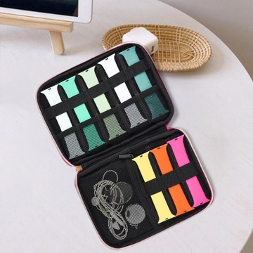 PU Leather Bands Tote 8 Wodoodporny, czerwony