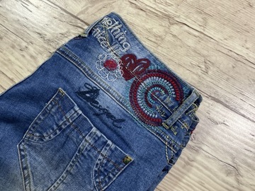 DESIGUAL Spodnie Damskie Jeans IDEAŁ 30 / W30 L32