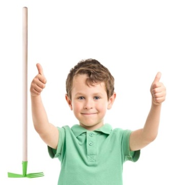 ДЕТСКАЯ МОТЫКА МЕТАЛЛ ДЕРЕВЯННАЯ, ДЕРЕВЯННАЯ, 74 см