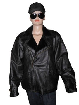 ECHT LEDER EXTAR KURTKA / PILOTKA OCIEPLANA R 50