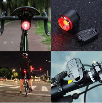 ВЕЛОСИПЕДНАЯ ЛАМПА, СТОП-СИГНАЛ, ВЕЛОСИПЕД СИГНАЛИЗАЦИЯ, СИЛЬНЫЙ СВЕТ, ДАТЧИК ДВИЖЕНИЯ, ДИСТАНЦИОННОЕ УПРАВЛЕНИЕ