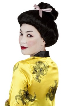 PERUKA GEJSZY JAPONKI CZARNA JAPONKA GEJSZA 86384