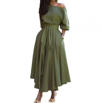 Sukienka midi Lato eleganckie damskie sukienki dla