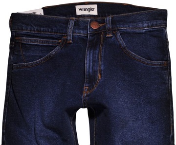 WRANGLER spodnie SKINNZ blue REGULAR jeans BRZSON _ W28 L34