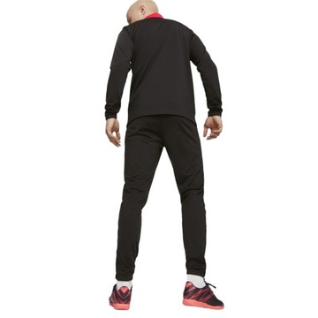 PUMA DRES MĘSKI KOMPLETNY INDIVIDUAL IRISE TRACKSUIT CZARNY/CZERWONY r.L