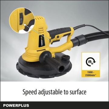 Шлифовальная машина для гипса Powerplus POWX0478, 1220 Вт — точное шлифование