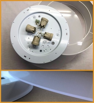 Потолочный светильник LIVO Ø 60 4xE27 + DENKO разные ДИЗАЙНЫ