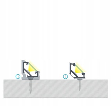 МОНТАЖНЫЙ КРОНШТЕЙН ДЛЯ СВЕТОДИОДНОГО ПРОФИЛЯ LUMINES TYPE C