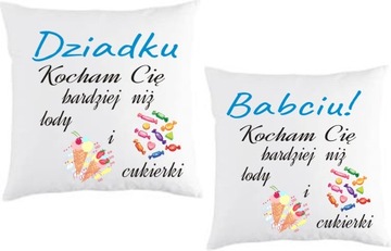 Poduszka ~ 2 szt dla dziadka i Babci