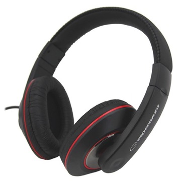 Duże Słuchawki Nauszne Stereo Hip-Hop +JACK 3,5/6,3 mm przewód 5 Metrów