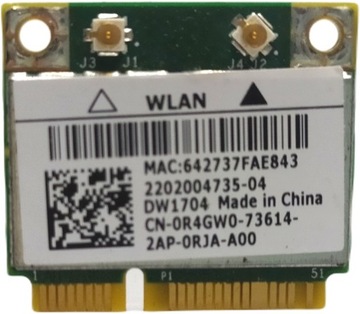 Karta WiFi Broadcom BCM943142HM DELL Vostro 3560