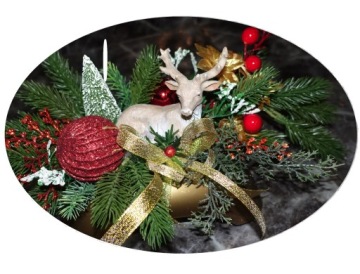 Рождественская улица для могилы CEMETERY RENEWAL безделушки