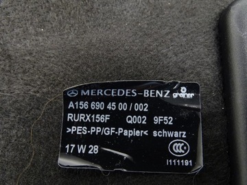 POLIČKA KUFRU ZADNÍ MERCEDES GLA W156 X156 A1566904500