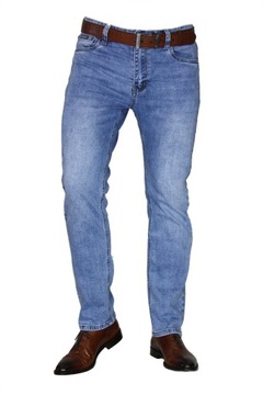 SPODNIE MĘSKIE JEANS REGULAR W32 L30 PAS 84-86