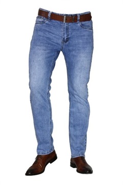 SPODNIE MĘSKIE JEANS REGULAR W38 L30 PAS 100-102