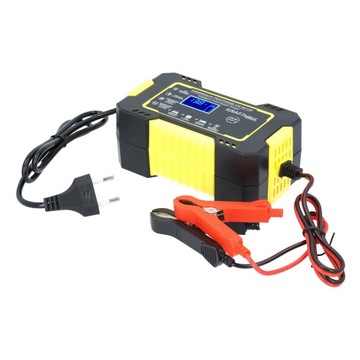 PROSTOWNIK AUTOMATYCZNY AKUMULATOROWY LCD FUNKCJA NAPRAWY 12/24V 5A/10A