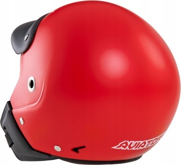 KASK MŁODZIEŻOWY NA MOTOR SKUTER MAT Z BLENDĄ ST S