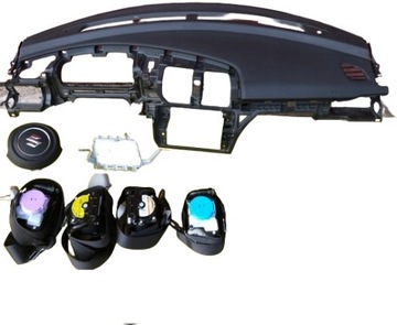 SUZUKI SWIFT MK8 KONSOLA PODUSZKI PASY ORYGINAŁ