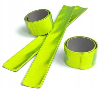 СВЕТООТРАЖАЮЩАЯ ПРЕДУПРЕЖДАЮЩАЯ ЛЕНТА ДЛЯ ВЗРОСЛЫХ ДЕТЕЙ, В НАБОРЕ 10 ШТ, 30 СМ