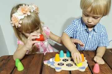 ЗАГАДКА «ДЕРЕВЯННЫЙ ЕЖИК МОНТЕССОРИ» ОБУЧАЮЩИЕ ЦИФРЫ