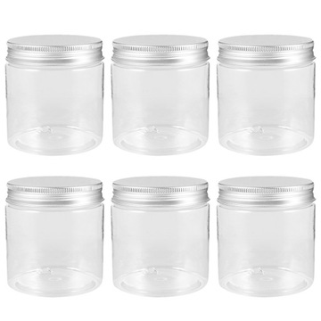 SŁOIKI Z ALUMINIOWEJ POKRYWKI MAŁE SZKŁO 32 OZ PLASTIKOWE