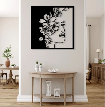 Ажурная картина Настенное украшение 3D Женщина панно