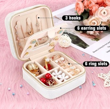 Шкатулка для драгоценностей, шкатулка-органайзер, шкатулка с зеркалом, футляр