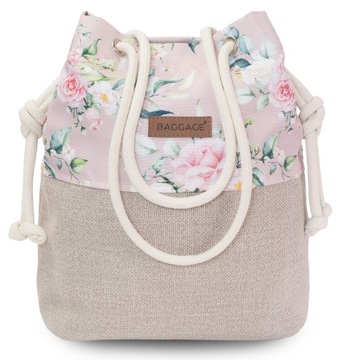 TOREBKA SHOPPER TORBA BAGGAGE SWEET ROSES