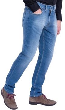 SPODNIE JEANS MĘSKIE jasne - 108 cm L:30 prod. PL