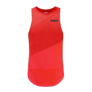 Men's Fitness Workout Cotton Vests Patchwork Mesh