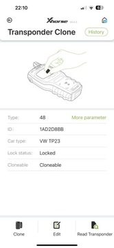 KLÍČ KLÍČEK OVLÁDAČ VW PASSAT B6 B7 434MHZ 3C0959752BA