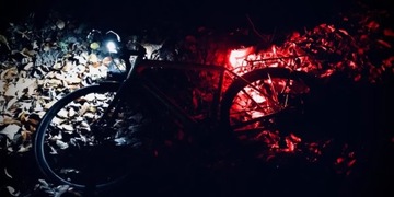 ВЕЛОСИПЕДНЫЕ ФОНАРИ СВЕТОДИОДНЫЕ ВЕЛОСИПЕДНЫЕ ФОНАРИ ПЕРЕДНЯЯ ЗАДНЯЯ 2 ШТ.