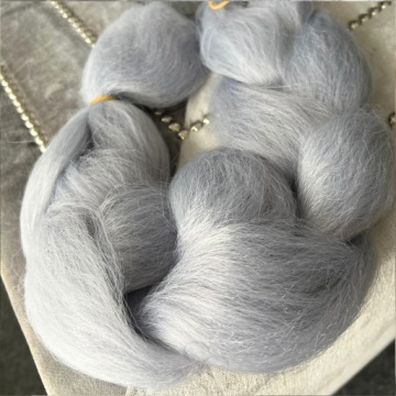Синтетические волосы для косичек А40 серо-серые SEOL Boxer Braids